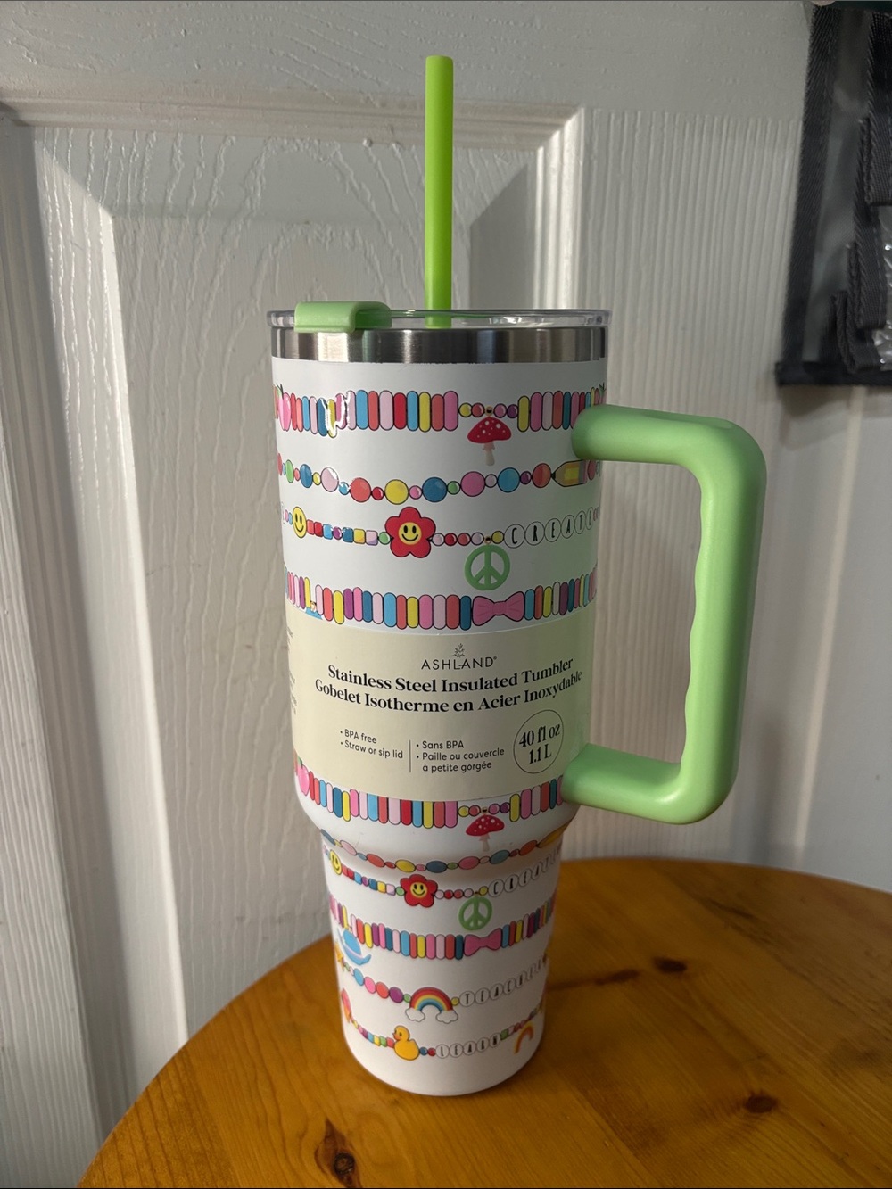Ashland Stainless Steel Insulated Tumbler 40 oz with Straw NWT